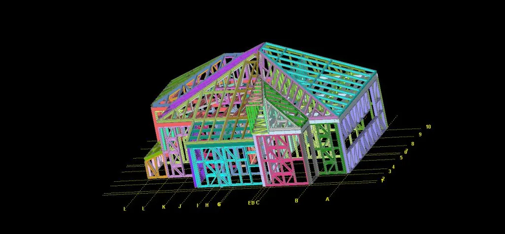 Structura metalica Structura lsf case la cheie casa structura metalică