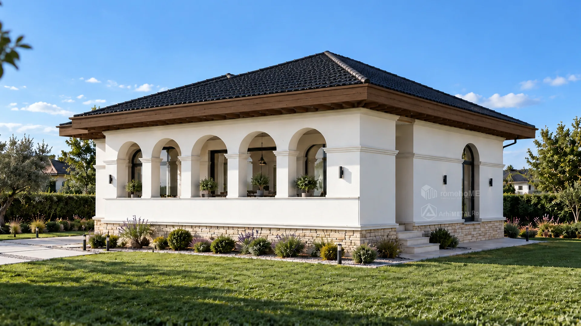 Casa Andrada ziua, latura cu fereastra arcuită