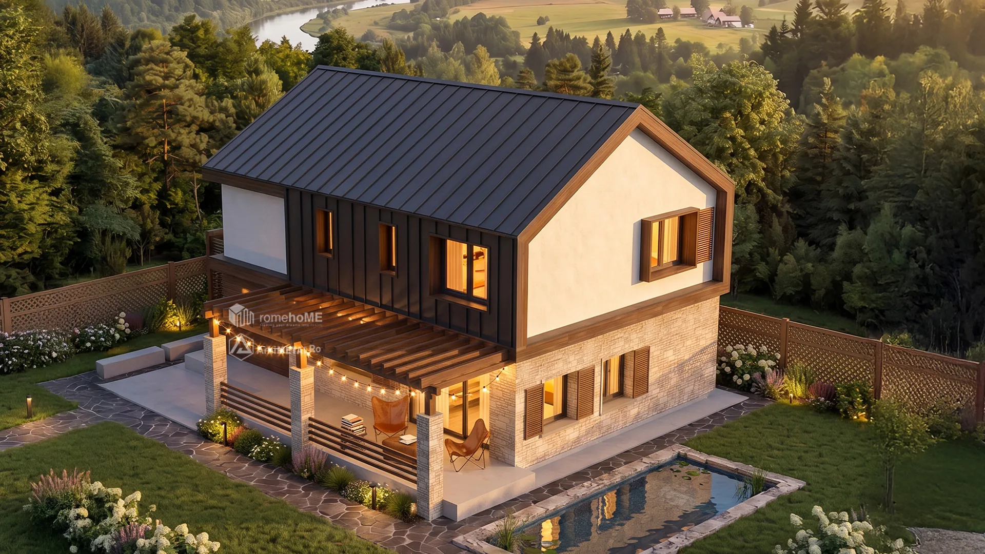 Casa Maria dinspre intrare