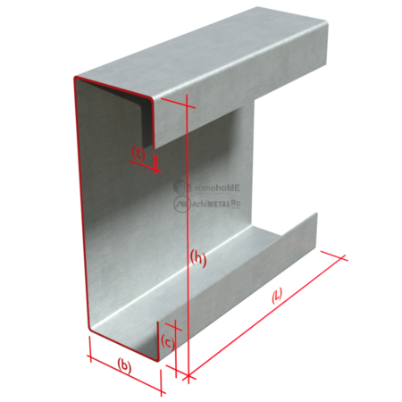 Profil C – dimensiuni