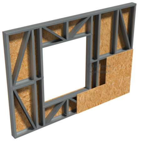 2.0.2- Perete structural-placare cu OSB