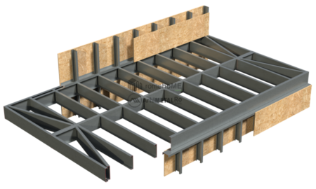 4.0.0 – Planseu structura metalica usoara – alcatuire de principiu