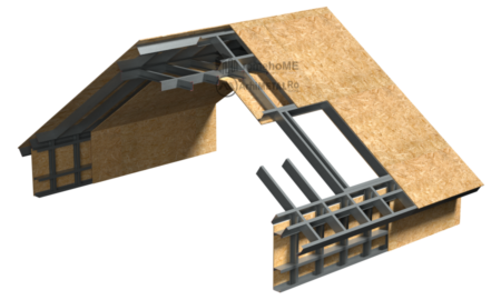 6.0.0 – Acoperis cu panta – dispunere structura