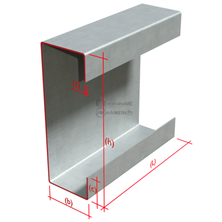 Profil C – dimensiuni