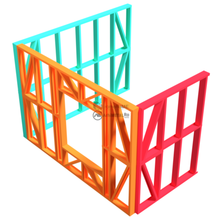 Detaliu montaj module