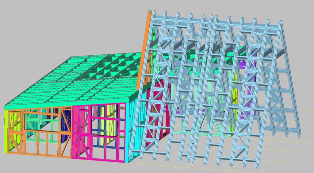Structura metalica Structura lsf case la cheie casa structura metalică