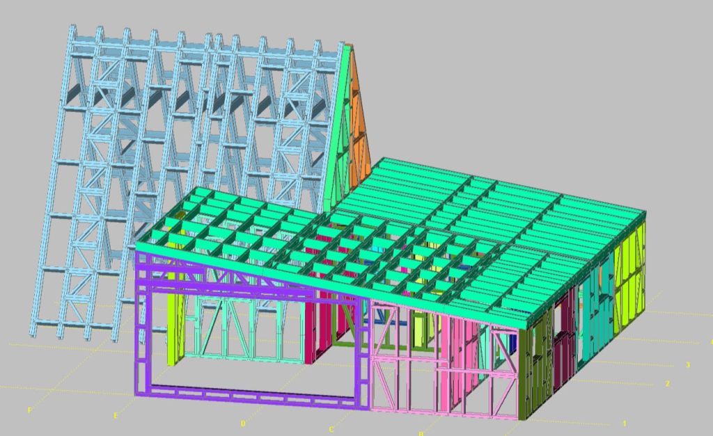 Structura metalica Structura lsf case la cheie casa structura metalică