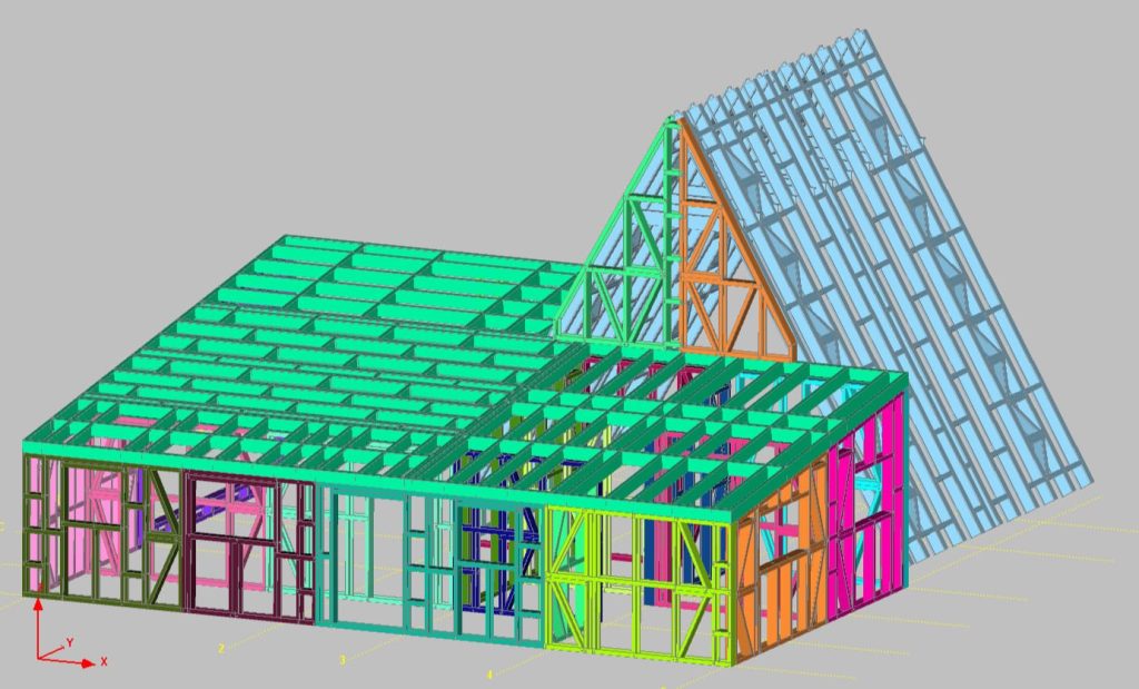 Structura metalica Structura lsf case la cheie casa structura metalică
