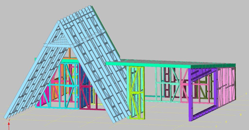 Structura metalica Structura lsf case la cheie casa structura metalică