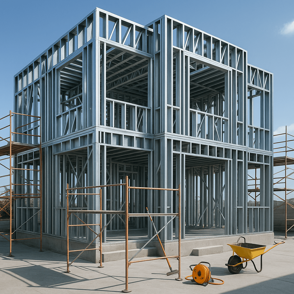 Structura metalica Structura lsf case la cheie casa structura metalică