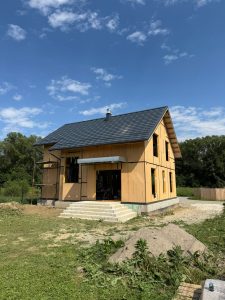 modern smart home with automated systems and energy efficiency