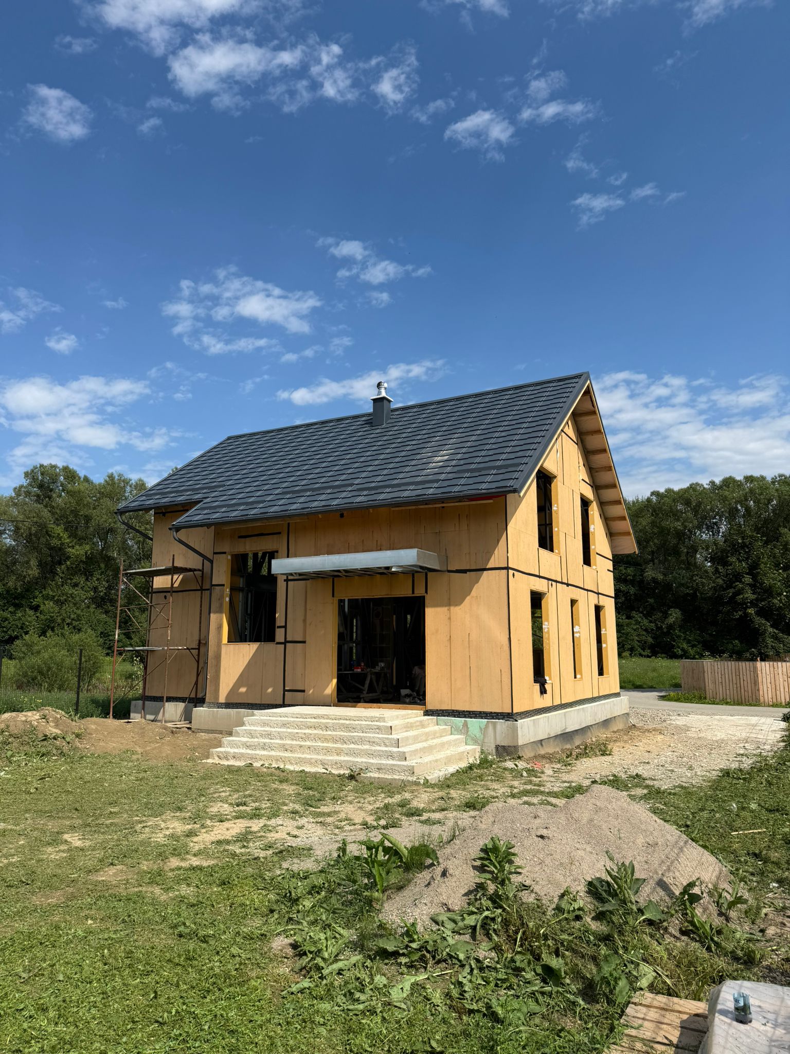 modern smart home with automated systems and energy efficiency