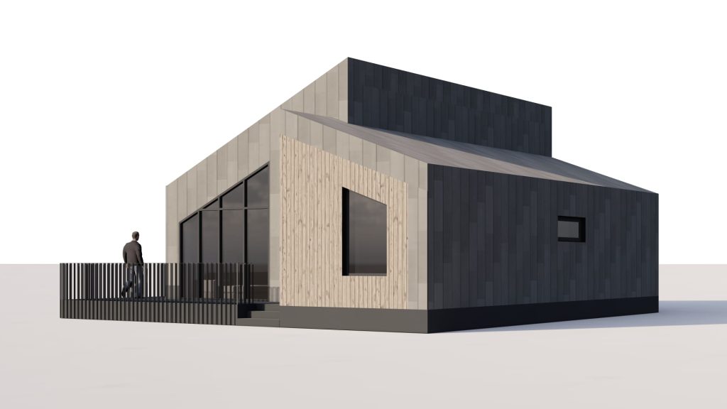 Case pe structură metalică realizate modern și eficient de RomeHome