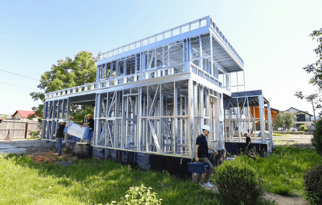 LSF Light Steel Frame – structură metalică ușoară pentru construcții moderne eficiente energetic
