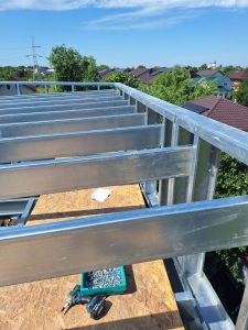 BIM în construcții pentru proiectarea unei case pe structură metalică